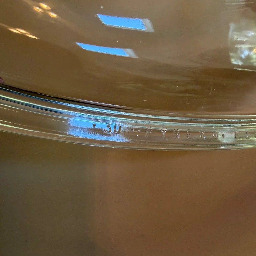 Vintage Pyrex Clear Glass Oval Casserole Lid F-12-C-A 9 Replacement